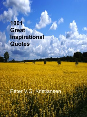 cover image of 1001 Great Inspirational Quotes